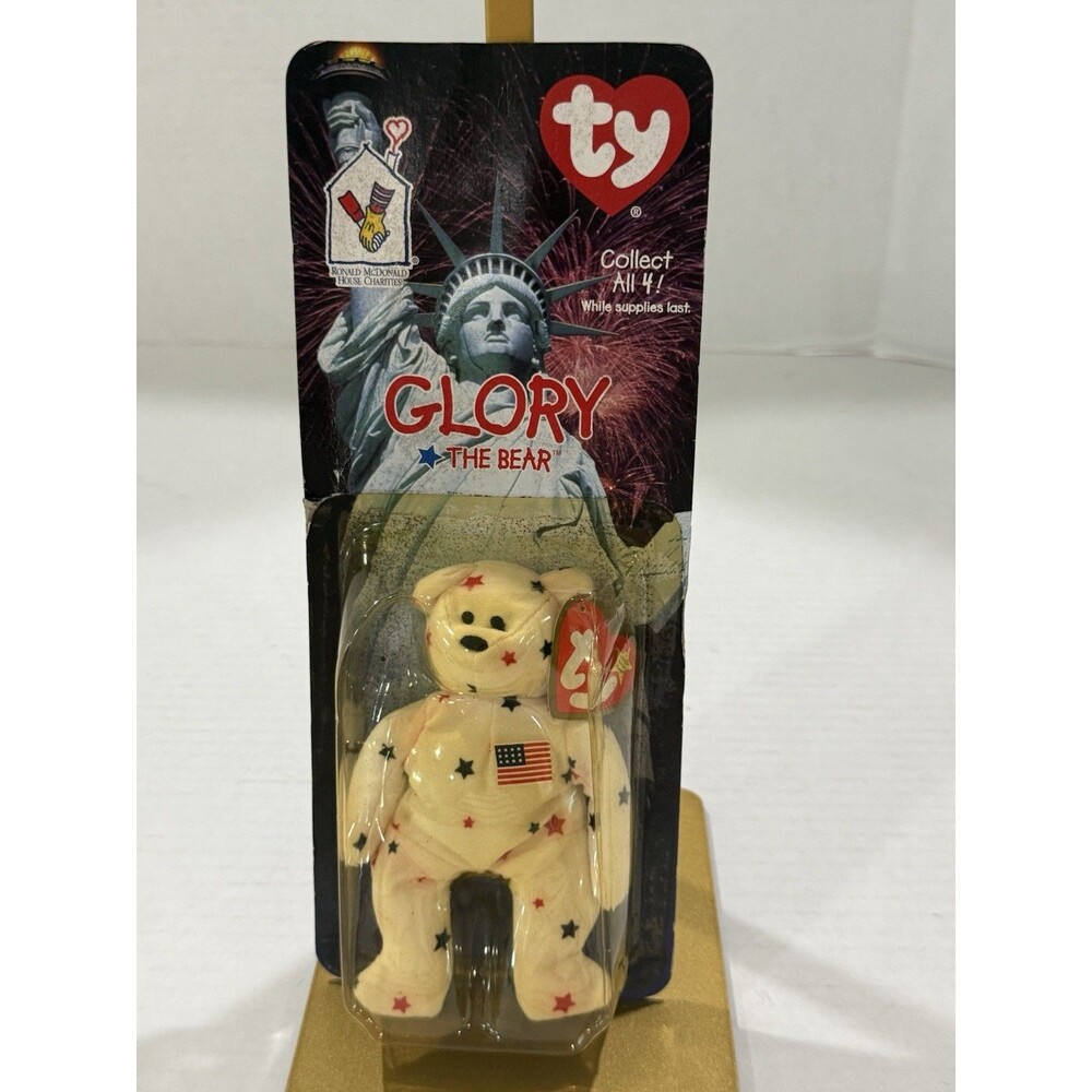 Glory the Bear ERROR - McDonald's TY Beanie Baby Bear Collectible SEALED‎